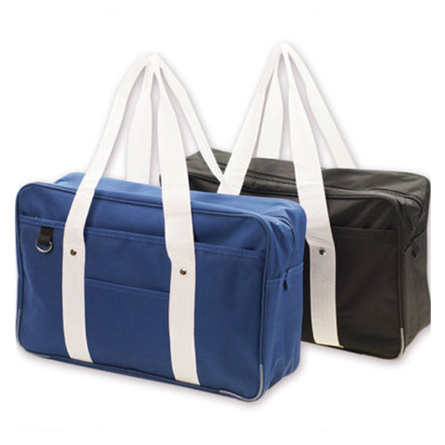 Japońska torba podróżna dla uczniów - torba na ramię w jednolitym kolorze, idealna dla JK (jap. joshi kosei) - Wianko - 5