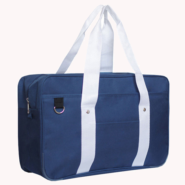 Japońska torba podróżna dla uczniów - torba na ramię w jednolitym kolorze, idealna dla JK (jap. joshi kosei) - Wianko - 19