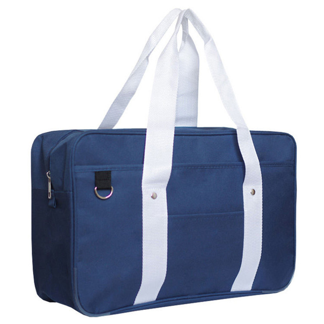 Japońska torba podróżna dla uczniów - torba na ramię w jednolitym kolorze, idealna dla JK (jap. joshi kosei) - Wianko - 17