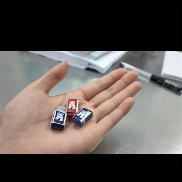 Mini zestaw kart do gry w pokera - zabawne modele Poler, miniaturowe gry, akcesoria do 1:12 domków dla lalek - Wianko - 2