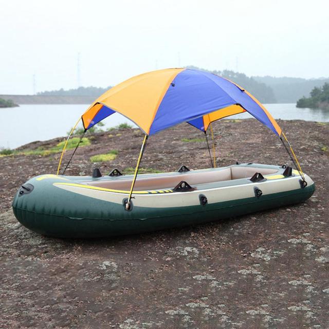 Ponton Fishing kajak markizy Kit - parasolka składana, dodatkowa ochrona przeciwsłoneczna, idealna do żeglarstwa - 295*137*43CM - Wianko - 4