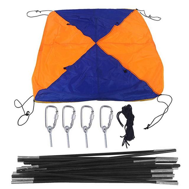 Ponton Fishing kajak markizy Kit - parasolka składana, dodatkowa ochrona przeciwsłoneczna, idealna do żeglarstwa - 295*137*43CM - Wianko - 12