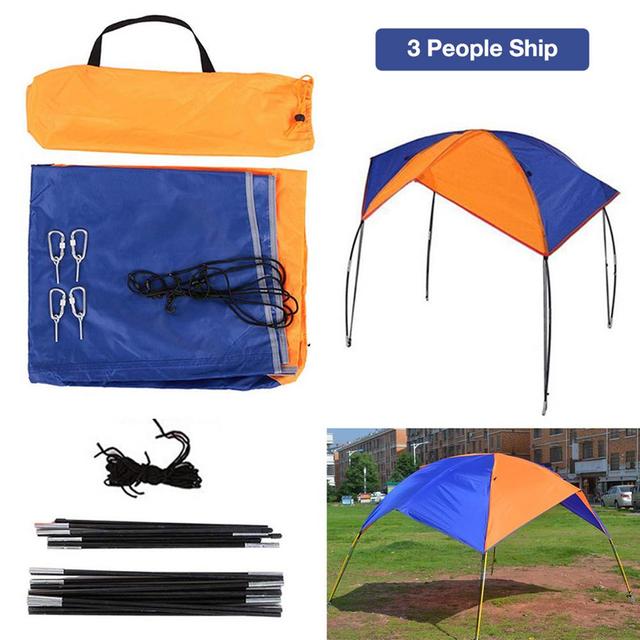 Ponton Fishing kajak markizy Kit - parasolka składana, dodatkowa ochrona przeciwsłoneczna, idealna do żeglarstwa - 295*137*43CM - Wianko - 11