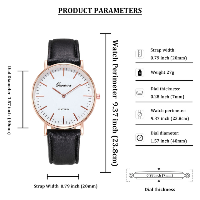 Męski zegarek kwarcowy z cienkim, minimalistycznym designem i skórzanym paskiem - Wianko - 1