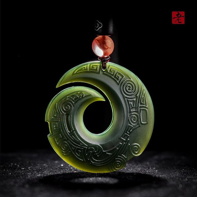 Oryginalny wisiorek Jade Pixiu - naturalny kamień, dzięki któremu masz szansę na szczęście - Wianko - 9