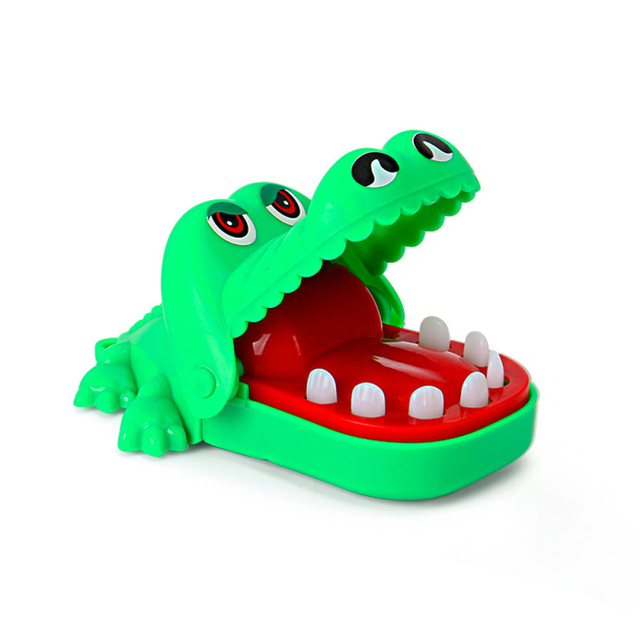 Mini krokodyl zębów dentysta - zabawka dla dzieci, usta ugryźć, palec ciągnięcie, prezenty zabawki rękodzielnicze dzieci dziecko śmieszne - Wianko - 16