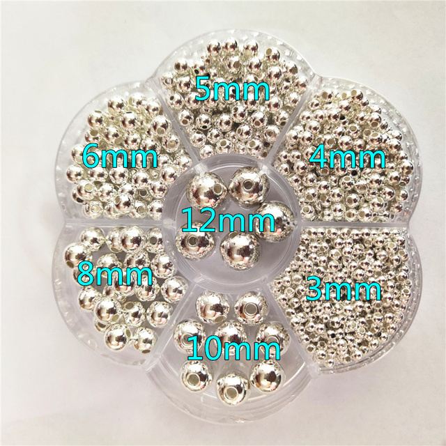 1150 sztuk Imitacje plastikowe perły Pure White/Pearl 3-12mm do robótek ręcznych i biżuterii - Wianko - 9