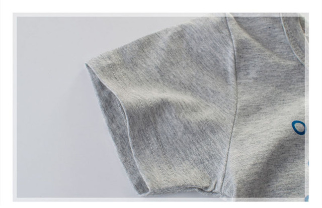 2020 Koszulki dla chłopców - odzież bawełniana, krótki rękaw, nowatorski design, nadruk z rekinem - wysoka jakość i niska cena - Wianko - 16