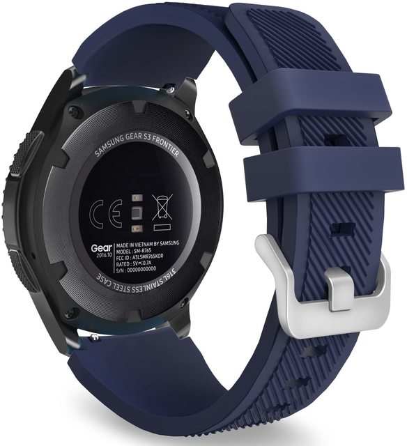Pasek silikonowy 22MM do Samsung Galaxy Watch 3 46mm, kompatybilny z Huawei Watch GT2 46mm/Amazfit 47mm - Wianko - 5