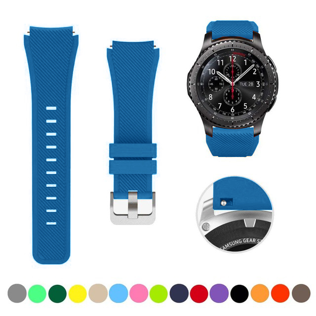 Pasek silikonowy 22MM do Samsung Galaxy Watch 3 46mm, kompatybilny z Huawei Watch GT2 46mm/Amazfit 47mm - Wianko - 11