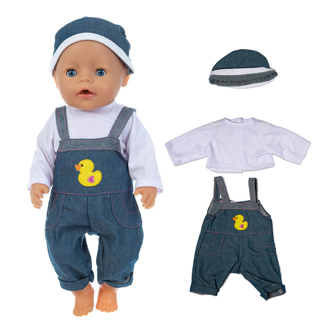 Ubrania dla noworodka dla lalki 43cm - modne stroje dla Baby Doll o długości 17 Cal, marki American OG girl Doll - Wianko - 18
