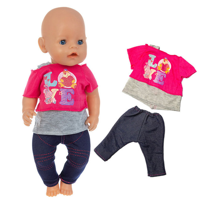 Ubrania dla noworodka dla lalki 43cm - modne stroje dla Baby Doll o długości 17 Cal, marki American OG girl Doll - Wianko - 16