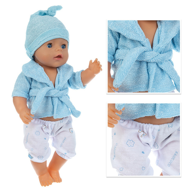 Ubrania dla noworodka dla lalki 43cm - modne stroje dla Baby Doll o długości 17 Cal, marki American OG girl Doll - Wianko - 6