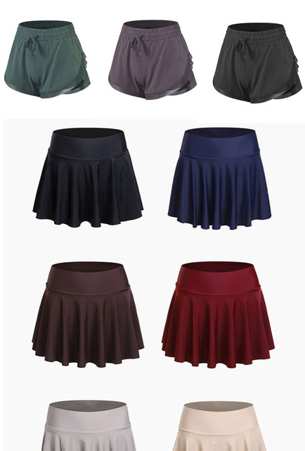 Letnie spodenki-spodnie siatkarskie dla kobiet w stylu tenisowym z kieszeniami i wysoką elastycznością Casual Run - Wianko - 2