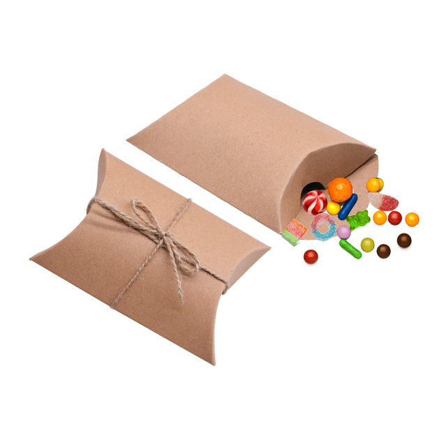 10 sztuk nowoczesnych poduszek w kształcie kolorowych pudełek cukierków - dekoracja ślubna, opakowanie prezentu DIY - Wianko - 15