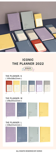 Planner Iconic The L 2022 - tygodniowy i miesięczny terminarz, wysokiej jakości okładki, spotkania, przypomnienia, pomysły i listy do zrobienia - Wianko - 11