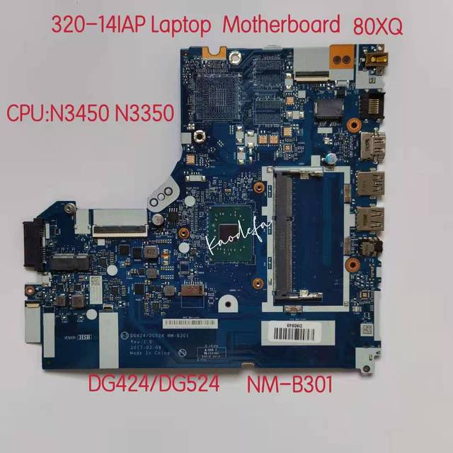 Płyta główna do laptopa Lenovo IdeaPad 320-14IAP CPU:N3450 N3350 DG424/DG524 NM-B301 - 100% Test OK - Wianko - 1