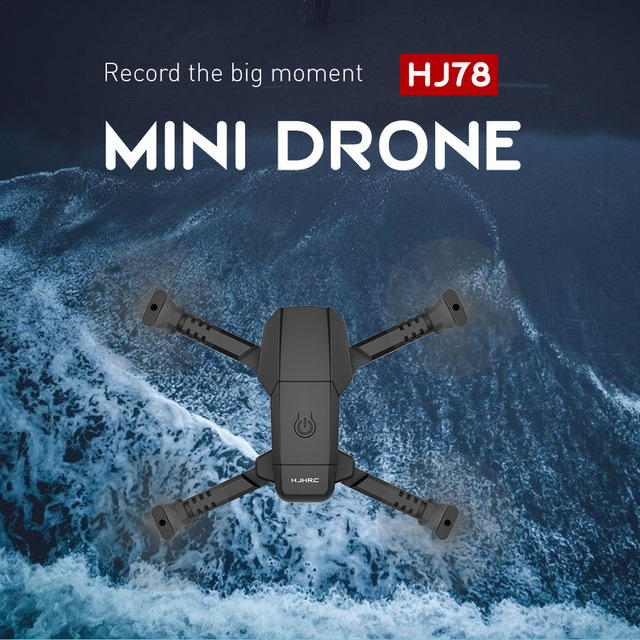 2021 Hj78 Mini Drone z kamerą 4k i 1080P HD, wifi FPV, wysokość utrzymania, składany Quadcopter RC, zabawki na urodziny - Wianko - 3