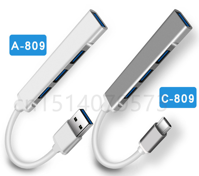 USB C HUB 3.0 typ C 3.1 4 Port Multi Splitter Adapter rozszerzenia stacji dokującej - dla Lenovo Xiaomi Macbook PC komputer - Wianko - 9