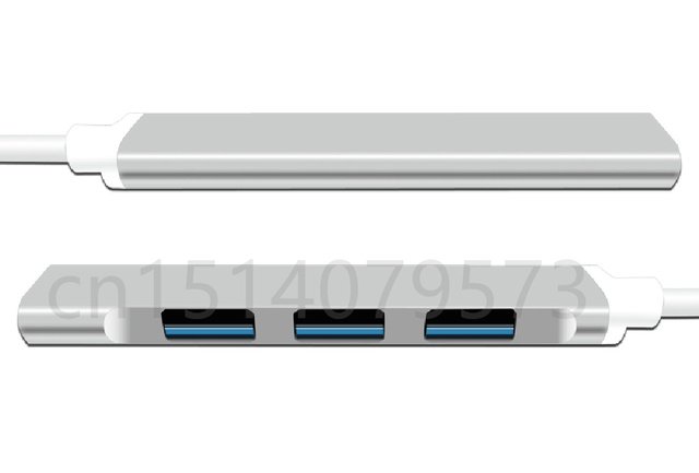 USB C HUB 3.0 typ C 3.1 4 Port Multi Splitter Adapter rozszerzenia stacji dokującej - dla Lenovo Xiaomi Macbook PC komputer - Wianko - 13