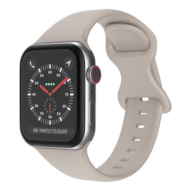 Silikonowy pasek do Apple Watch iWatch 3 4 5 se 6, wymienny, 44mm 40mm 38mm 42mm, koreański pasek na nadgarstek - Wianko - 26