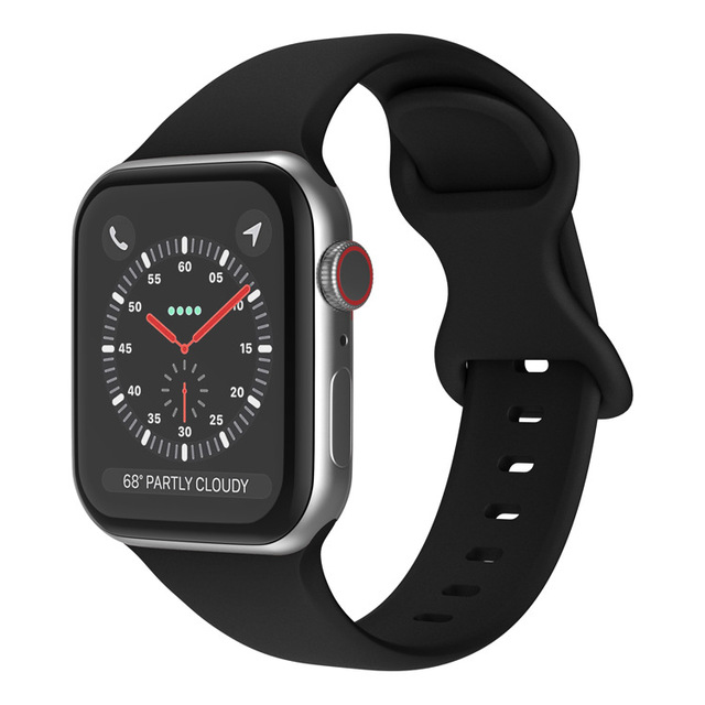 Silikonowy pasek do Apple Watch iWatch 3 4 5 se 6, wymienny, 44mm 40mm 38mm 42mm, koreański pasek na nadgarstek - Wianko - 23