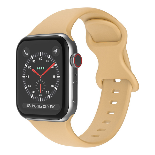 Silikonowy pasek do Apple Watch iWatch 3 4 5 se 6, wymienny, 44mm 40mm 38mm 42mm, koreański pasek na nadgarstek - Wianko - 27