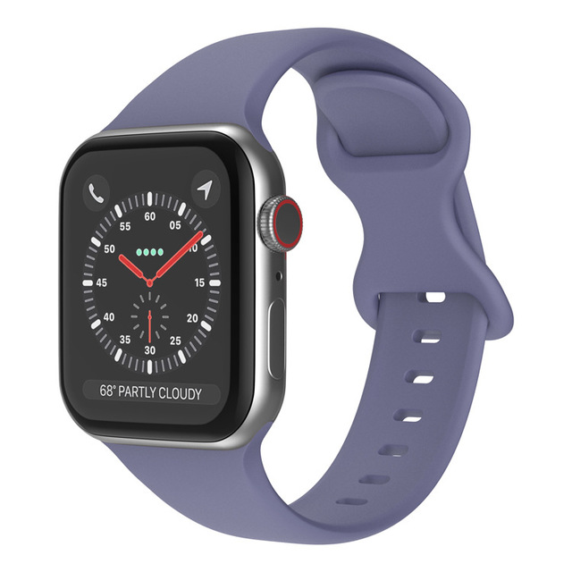 Silikonowy pasek do Apple Watch iWatch 3 4 5 se 6, wymienny, 44mm 40mm 38mm 42mm, koreański pasek na nadgarstek - Wianko - 13