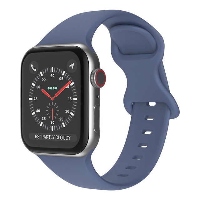 Silikonowy pasek do Apple Watch iWatch 3 4 5 se 6, wymienny, 44mm 40mm 38mm 42mm, koreański pasek na nadgarstek - Wianko - 12