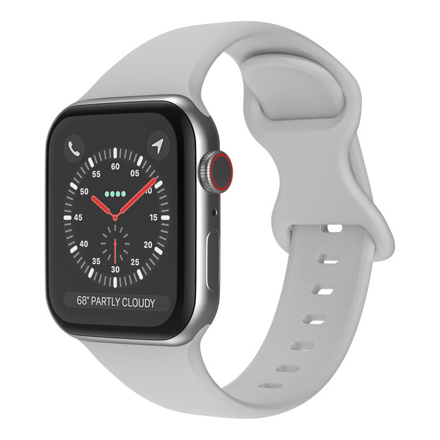 Silikonowy pasek do Apple Watch iWatch 3 4 5 se 6, wymienny, 44mm 40mm 38mm 42mm, koreański pasek na nadgarstek - Wianko - 25
