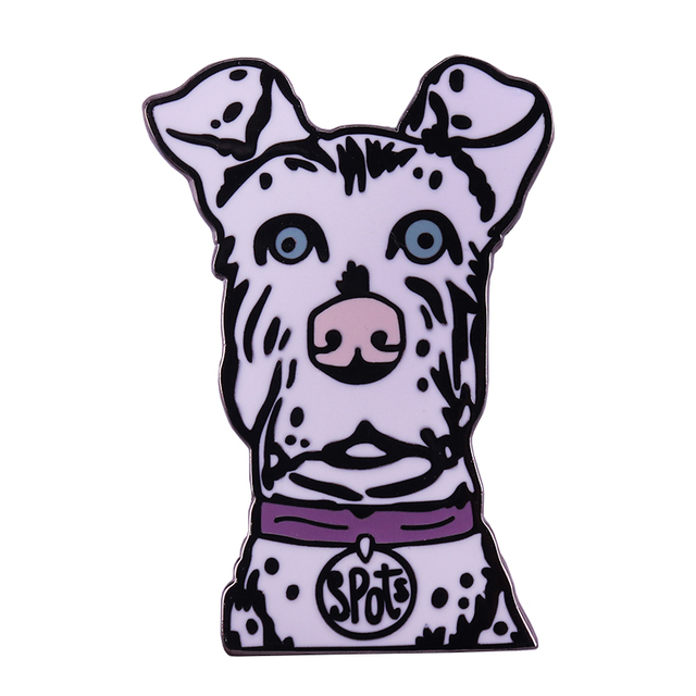 Broszka Miejsca pin Wes Anderson - broszka inspirowana filmem Wyspa psów, uroczy prezent dla miłośników zwierząt - Wianko - 1