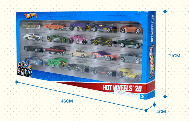 Zestaw 20 samochodzików Hot Wheels Model Diecast 1/64 dla chłopców z metalowymi detalami - zabawkowa edukacja dla dzieci na urodziny - Wianko - 7