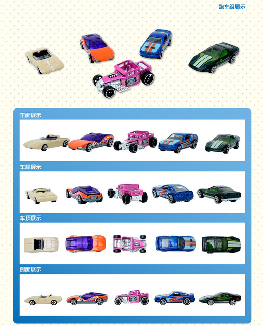 Zestaw 20 samochodzików Hot Wheels Model Diecast 1/64 dla chłopców z metalowymi detalami - zabawkowa edukacja dla dzieci na urodziny - Wianko - 4