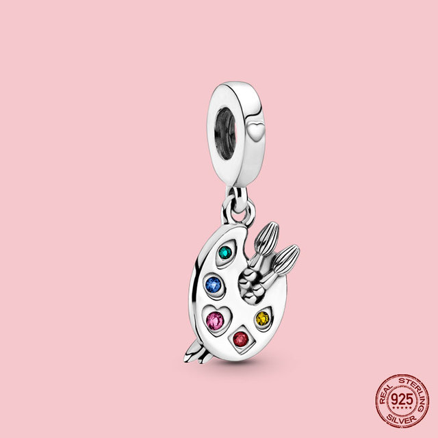 Kolczyki kółka 925 Sterling Silver Pendiente Hoop dla kobiet z elementami DIY Charms - Wianko - 27