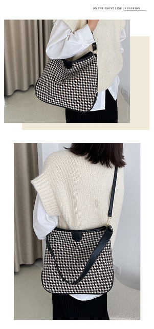 Luksusowa moda: Projektantka torba na ramię 2021 dla kobiet, proste płóciennego wzoru - Wianko - 25