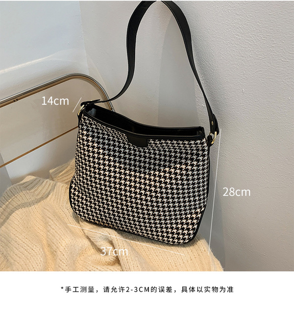 Luksusowa moda: Projektantka torba na ramię 2021 dla kobiet, proste płóciennego wzoru - Wianko - 19