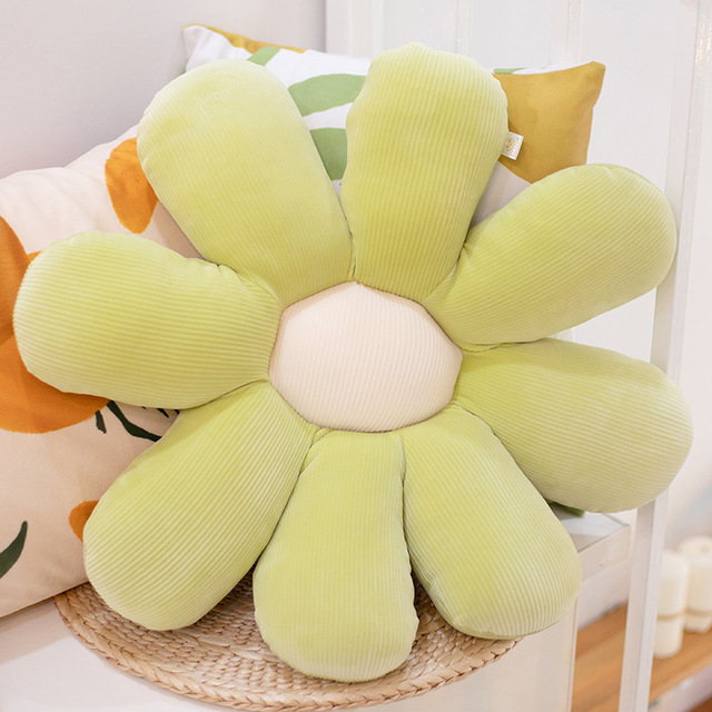Daisy pluszowa poduszka roślinna 50-80cm, realistyczna, żółta/różowa/beżowa - Wianko - 7