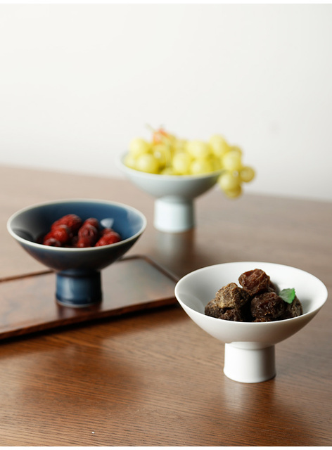 Talerz na przekąski ceramiczny wysokiej jakości, chiński, nowoczesny, do podawania ciast, owoców i przekąsek na stolikach, biurkach i w restauracjach - Wianko - 9