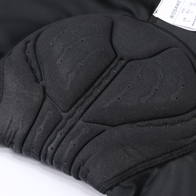Męskie zimowe spodnie rowerowe WOSAWE usztywniane polarowe wiatroodporne - Wianko - 9