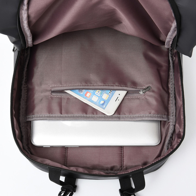 Plecak podróżny męski o dużej pojemności z przegrodą na laptopa oraz portem USB - Wianko - 32
