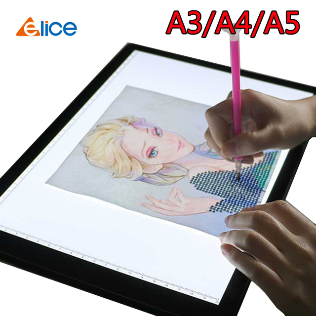 Kompaktowy cyfrowy tablet LED A3/A4/A5 USB do tworzenia grafiki i kopiowania - Wianko - 2