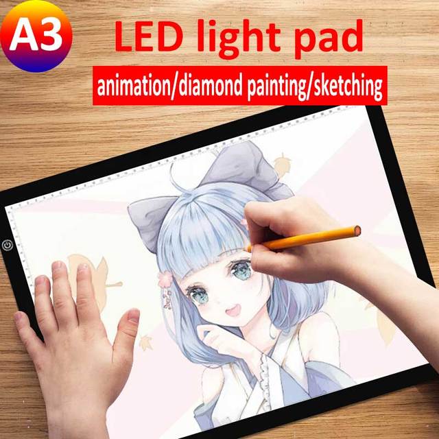 Kompaktowy cyfrowy tablet LED A3/A4/A5 USB do tworzenia grafiki i kopiowania - Wianko - 6