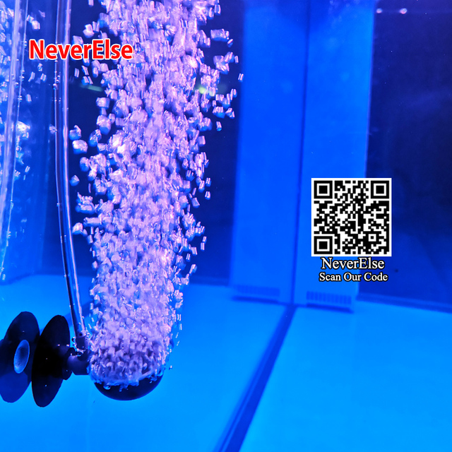 2pc Super Air Bubble Booster - pompa powietrzna do akwarium, regulacja natlenienia, mini, czarno-niebieski - Wianko - 2