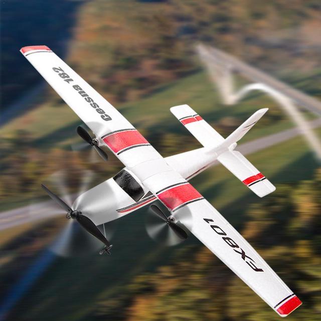 Samolot RC FX801 EPP piana, zdalnie sterowany z gyro, 2.4G 2CH RTF, skrzydła samolotu pilot, zabawka dla chłopców - Wianko - 6