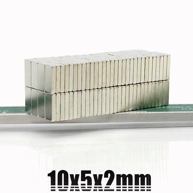 Super silny magnes neodymowy 10x5x2mm N35 - Wianko - 2