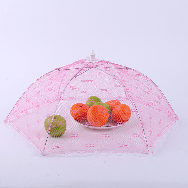 Pokrowiec na żywność z ochroną przeciwko muchom i komarom - pokrywa na parasol, do posiłków na piknik i pojemników używana w domu, gadżet kuchenny - Wianko - 10