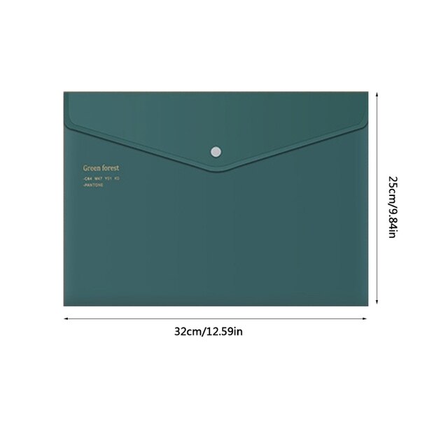 Duża koperta na dokumenty w rozmiarze LX0B z zamknięciem blokującym, kolor losowy - Wianko - 6