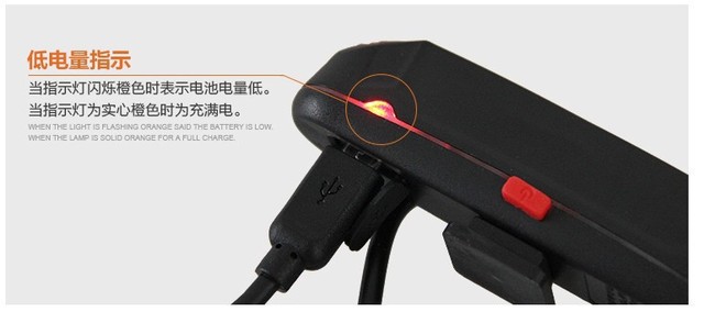 Lampa tylne rowerowa z ładowaniem USB, wodoodporna - LED - Wianko - 15