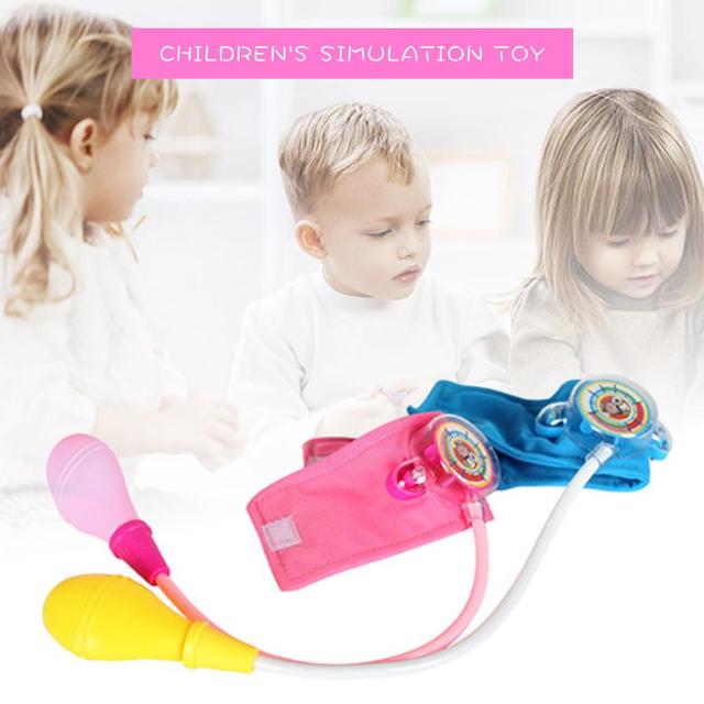 Zabawka edukacyjna dzieci zestaw do pomiaru ciśnienia krwi i symulacji stetoskopu - Wianko - 5