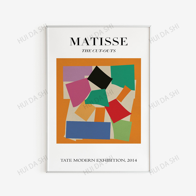 Matisse - Tate nowoczesny plakat Wall Art, Henri Matisse wycinanki - Wianko - 4